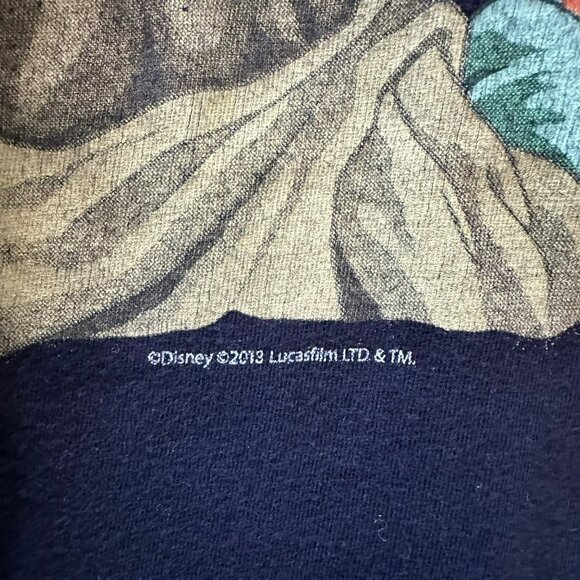Disney Parks Mens Star Wars funny Yoda short sleeve graphic t-shirt 2013 -XL - Picture 9 of 10